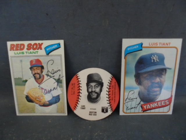 lot 3 image: Vintage Louis Tiant Baseball Cards