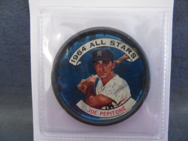 lot 6 image: 1964 Joe Pepitone Baseball Medallion