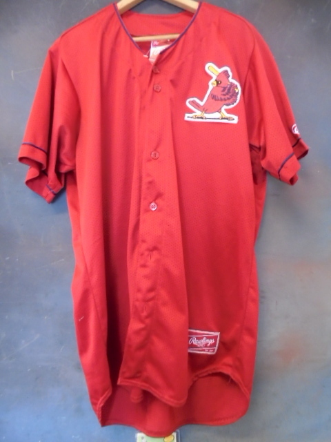 lot 25 image: Baseball Jersey with Musial Card