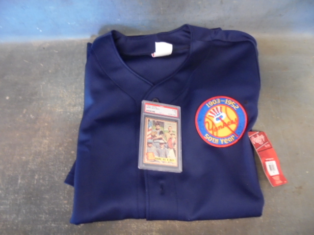 lot 26 image: 1962 Graded and Slabbed Babe Ruth Baseball card with Jersey