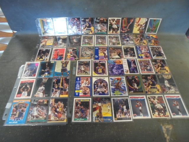 lot 37 image: Karl Malone Basketball Cards