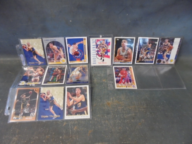 lot 51 image: Chris Mullin Autographed Team USA Basketball Card and other Mullin Cards