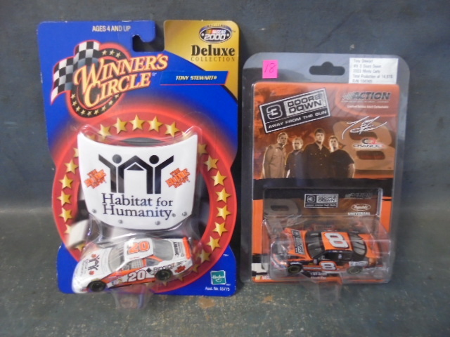 lot 53 image: Tony Stewart Die Cast Cars