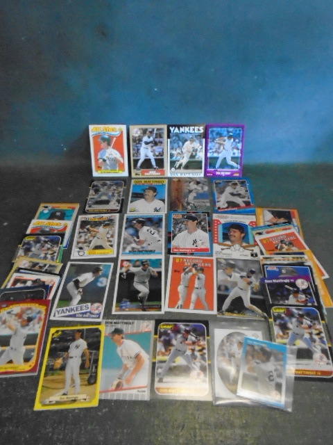 lot 73 image: Don Mattingly Baseball Cards