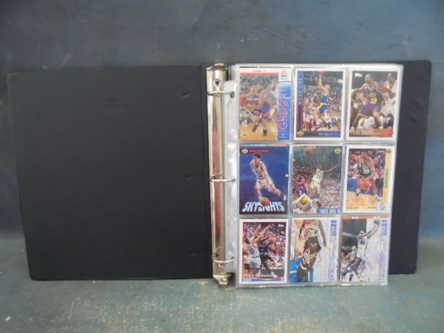 lot 19 image: Collection of Basketball Cards with Binder