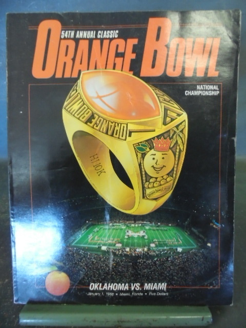 lot 62 image: 54th Annual Orange Bowl Game Program