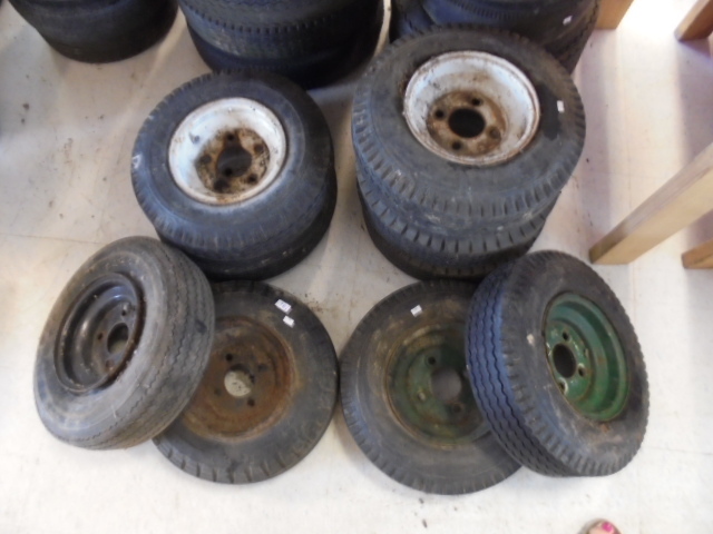 lot 101 image: Trailer Wheels
