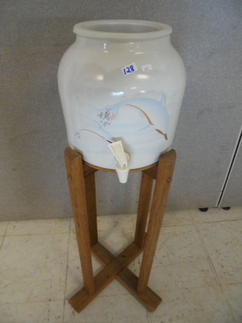 lot 128 image: Water Dispenser and Stand