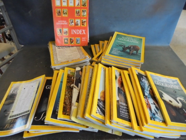 lot 151 image: National Geographic Magazines and Index