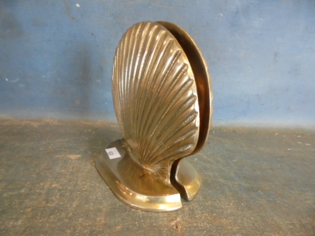 lot 169 image: Brass Bookends