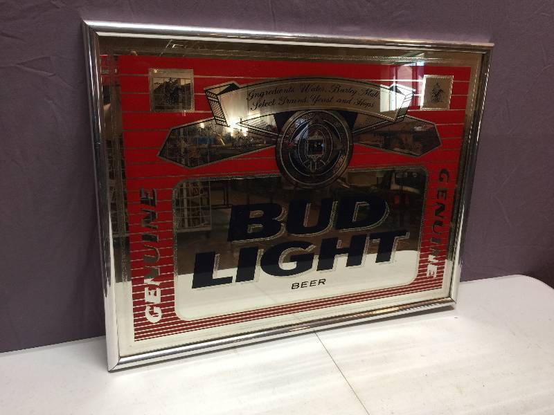 lot 28 image: Bud Light Mirror