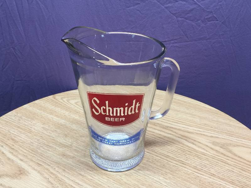 lot 88 image: Schmidt Beer Glass Pitcher