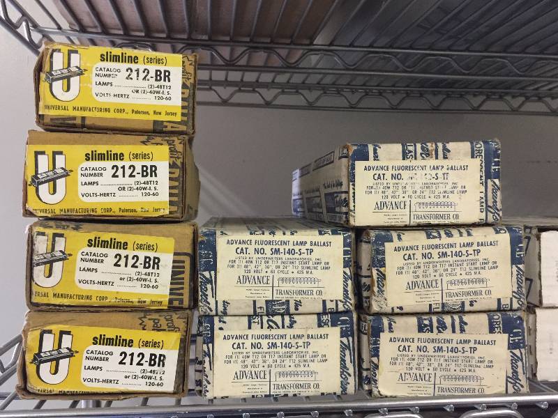 lot 110 image: NOS Electrical Ballasts