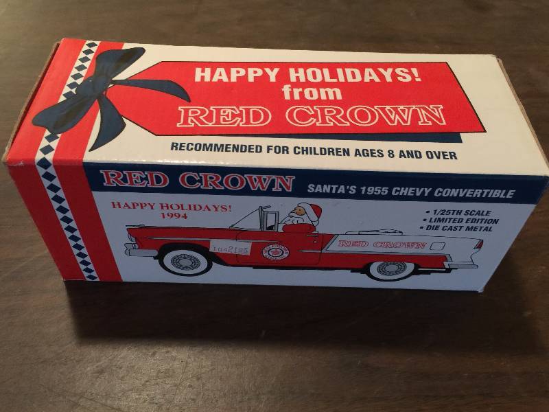 lot 115 image: Red Crown Gasoline Die Cast Metal Car