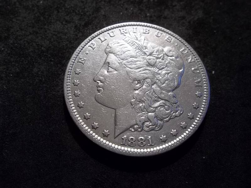 1881 O Morgan Silver Dollar