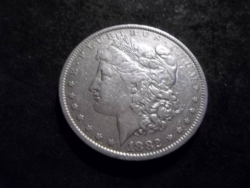 1882 O Morgan Silver Dollar
