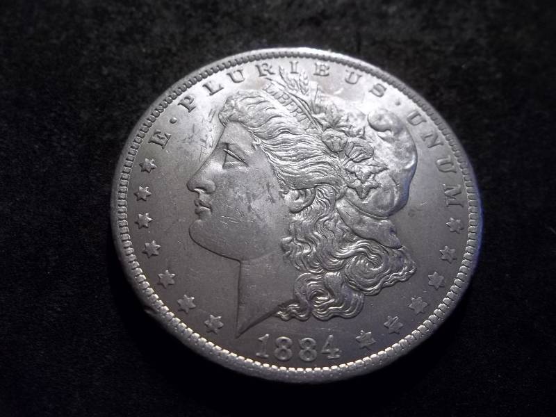 1884 O Morgan Silver Dollar