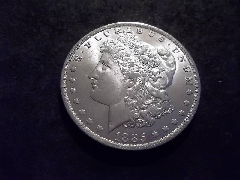 1885 O Morgan Silver Dollar