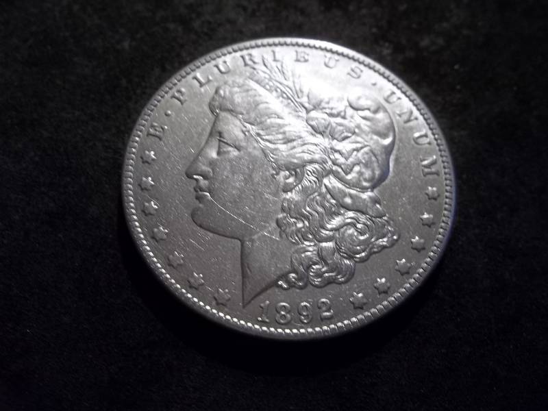 1892 O Morgan Silver Dollar