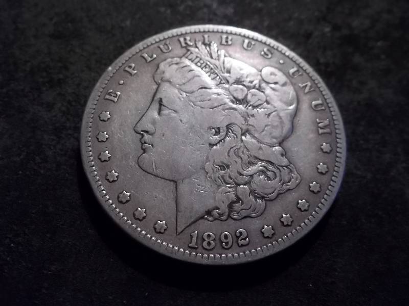 1892 S  Morgan Silver Dollar