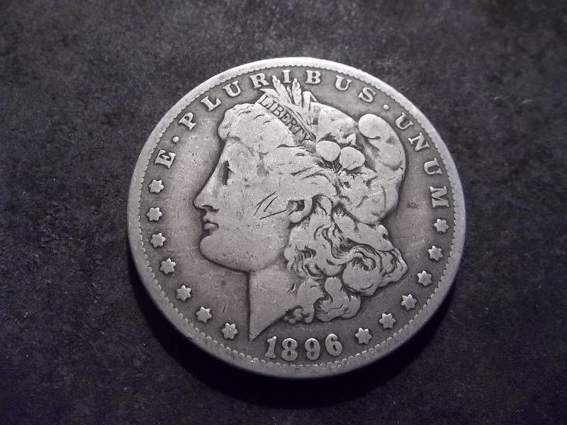 1896 O Morgan Silver Dollar