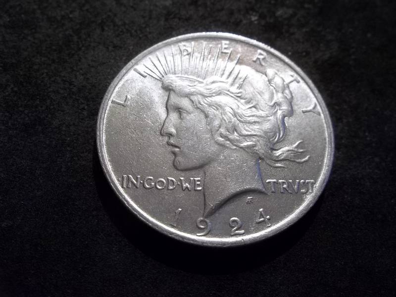 1924 Peace Silver Dollar