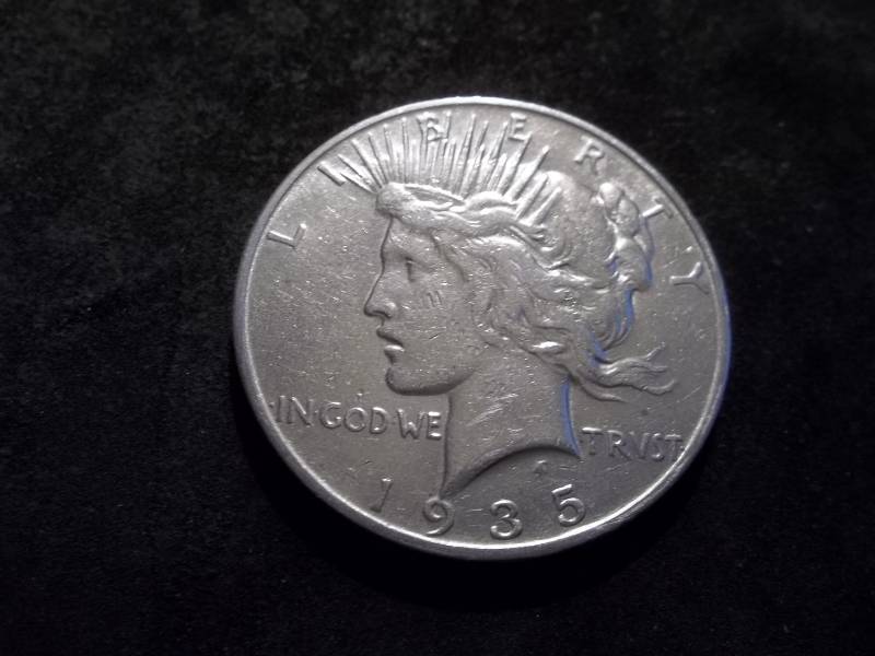 1935 S Peace Silver Dollar