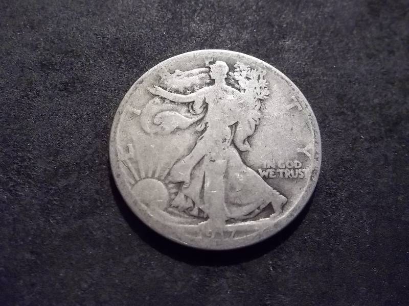 1917 D Walker Half Dollar