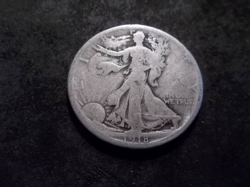 1918 S  Walker Half Dollar