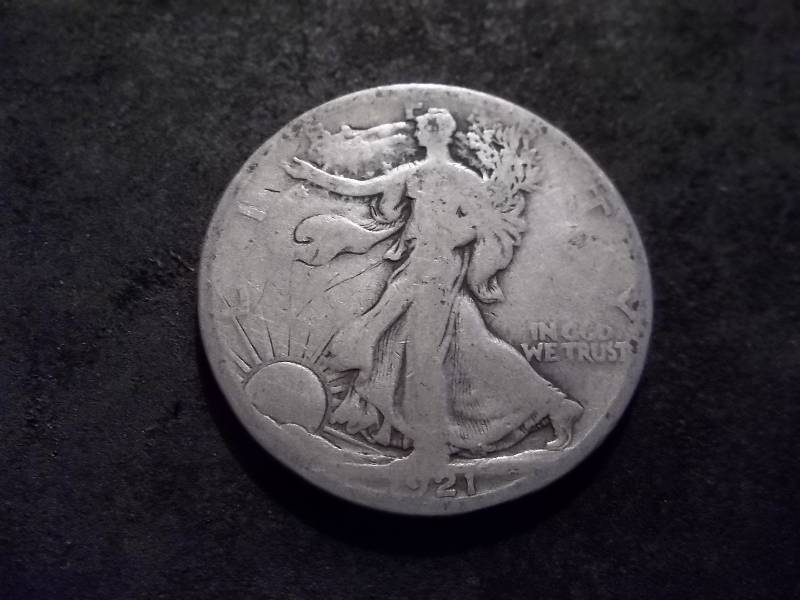 1921 S Walker Half Dollar