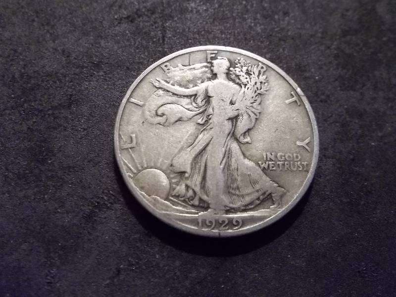 1929 D Walker Half Dollar