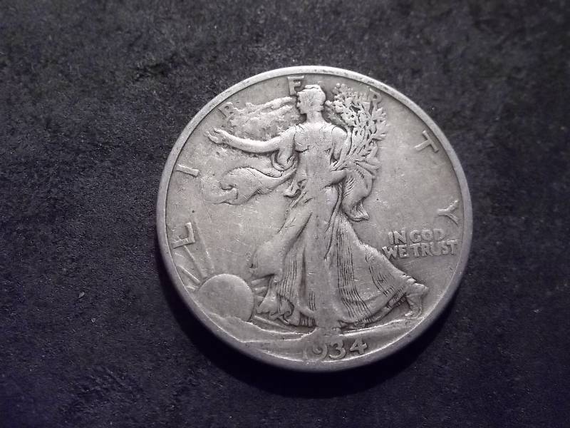 1934 D Walker Half Dollar