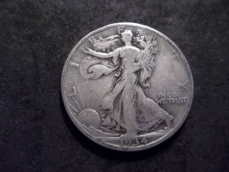 1934 S Walker Half Dollar