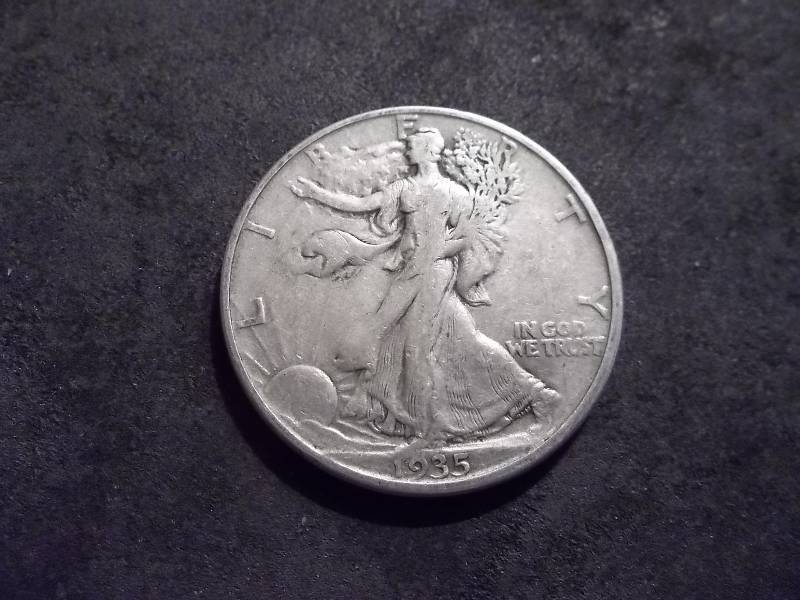 1935 D Walker Half Dollar