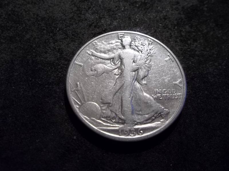 1936 D Walker Half Dollar