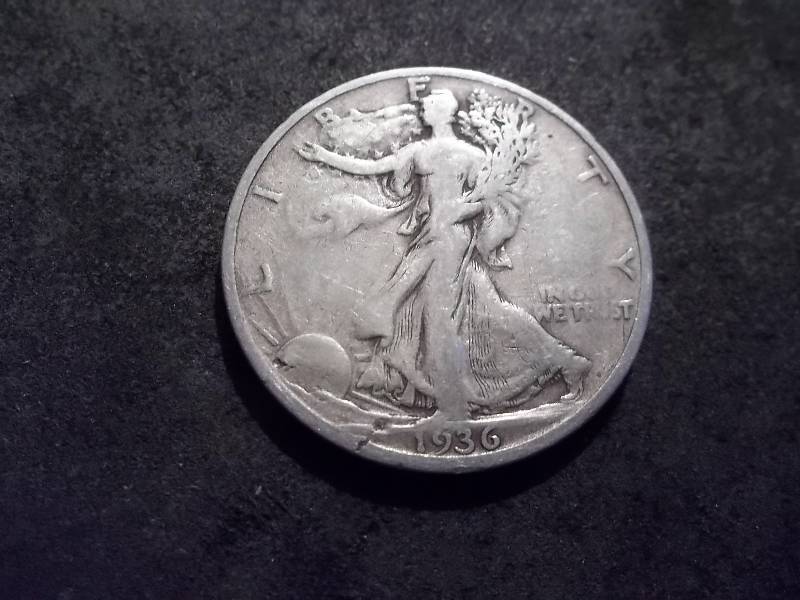 1936 S Walker Half Dollar