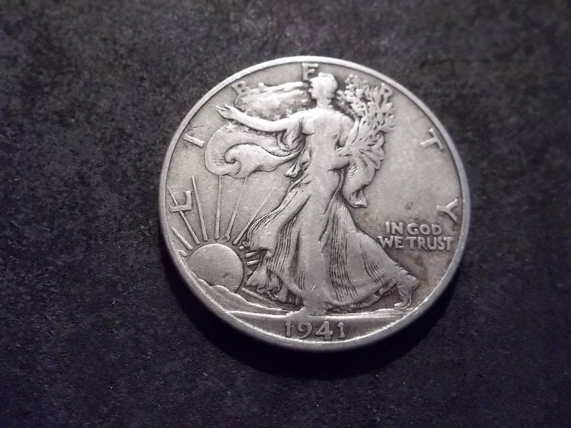 1941 S Walker Half Dollar