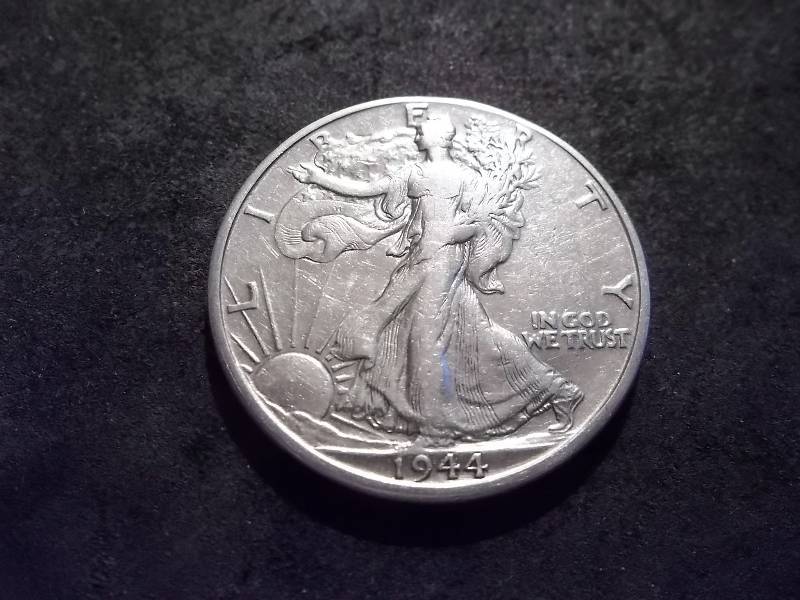 1944 D Walker Half Dollar