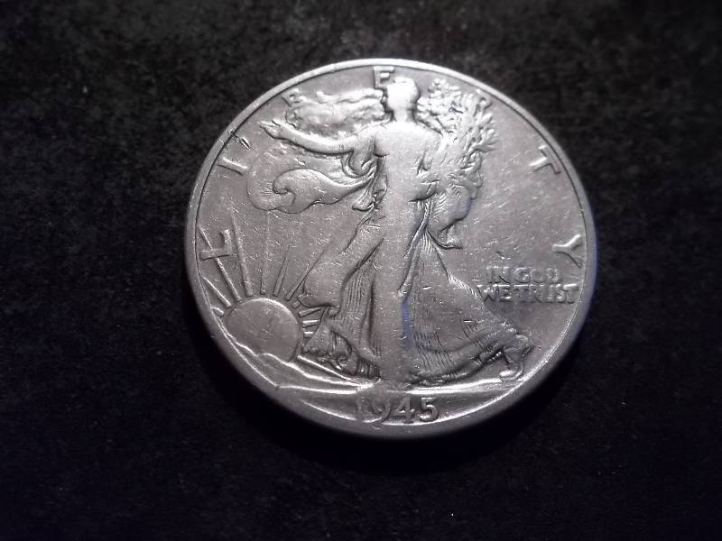1945 D  Walker Half Dollar