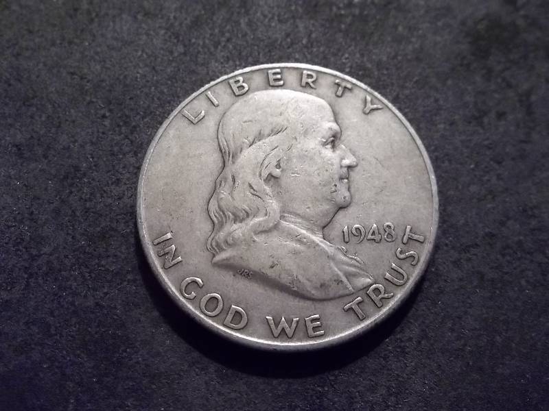 1948 D Franklin Half Dollar