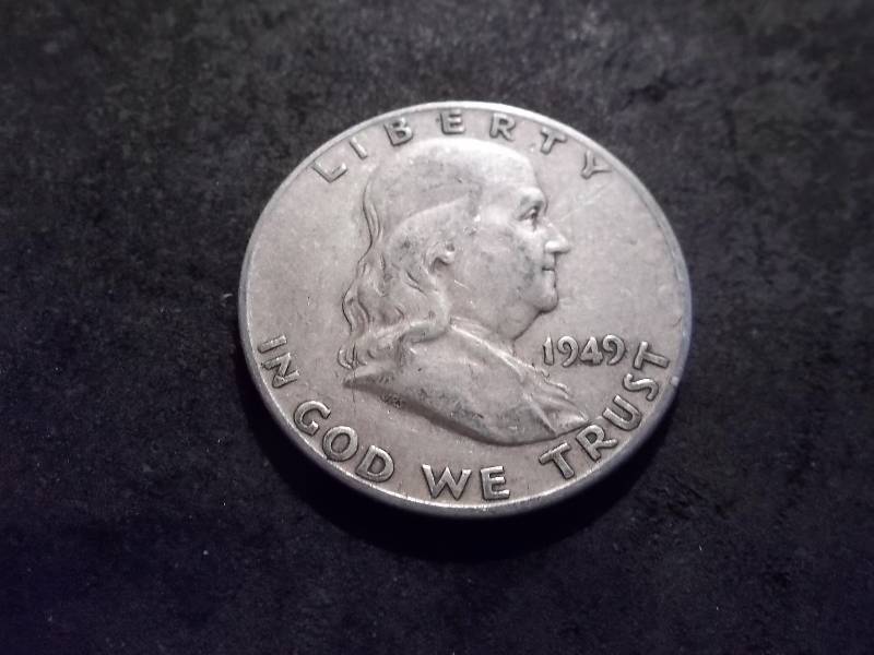 1949 S  Franklin Half Dollar
