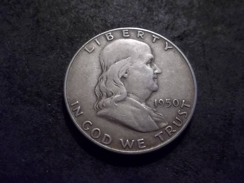 1950 D Franklin Half Dollar