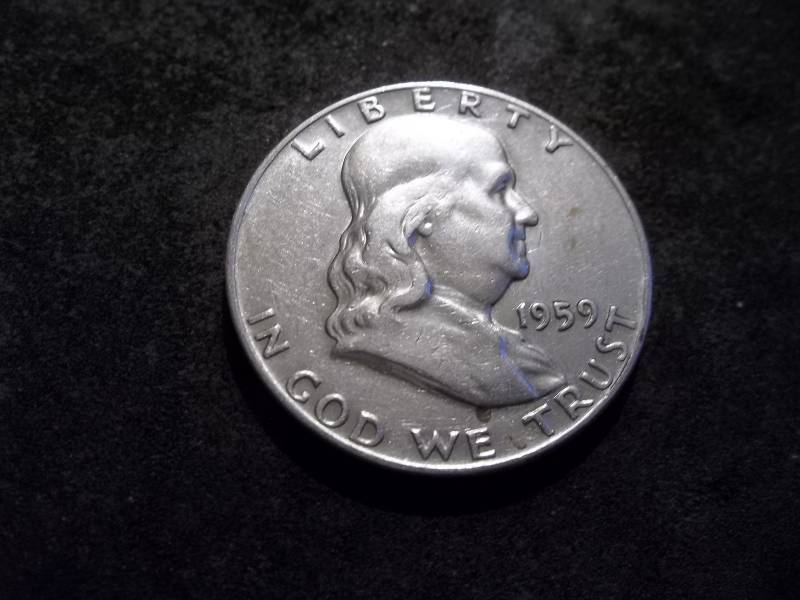 1959 D Franklin Half Dollar