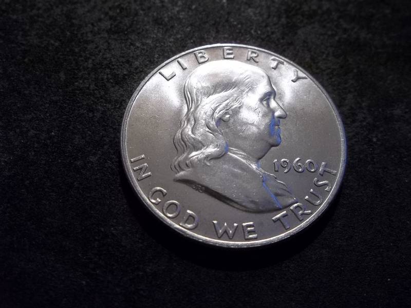 1960 D  Franklin Half Dollar