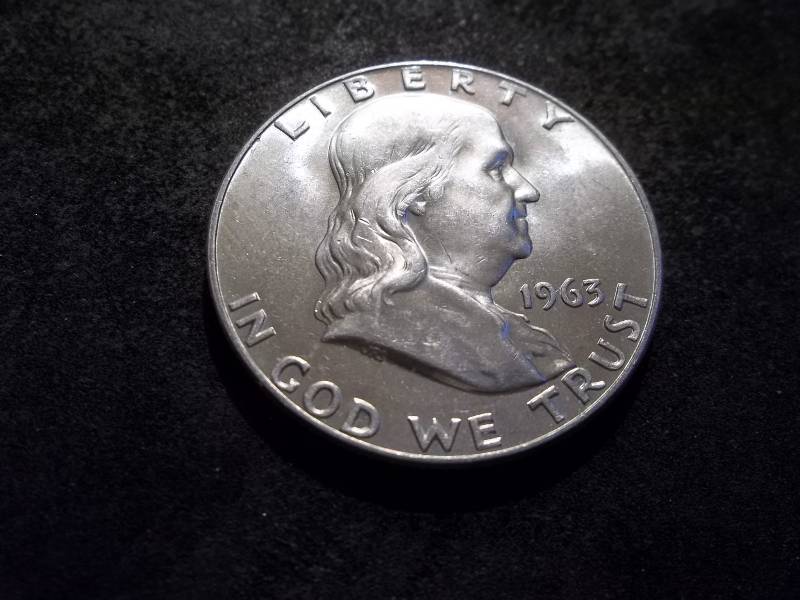1963 D  Franklin Half Dollar