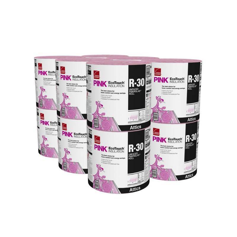 lot 9 image: Owens Corning R-30 Insulation Unfaced Roll 23 in. x 25 ft. (12-Rolls)