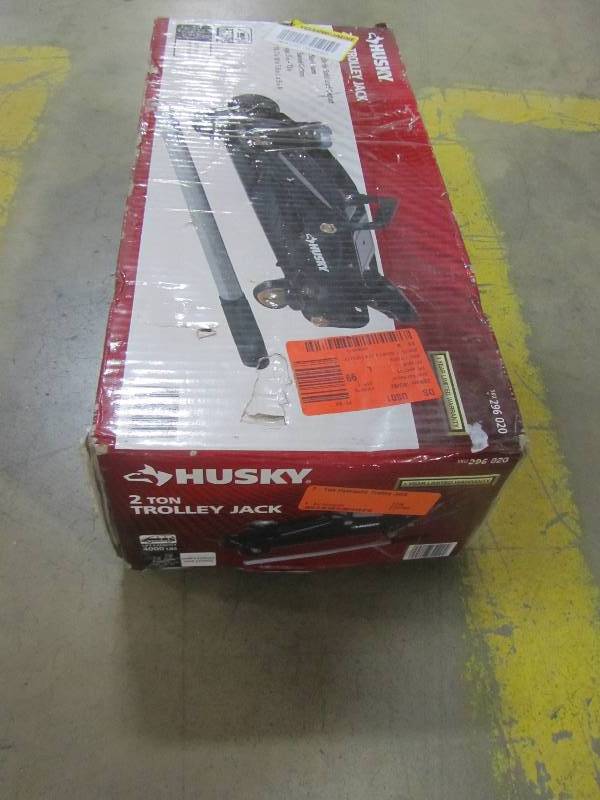 lot 15 image: Husky 2-Ton Hydraulic Trolley Jack