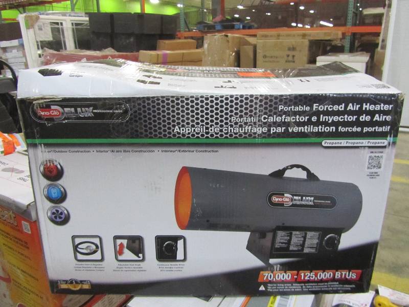 lot 39 image: Dyna-Glo 70K - 125K BTU Propane Forced Air Heater