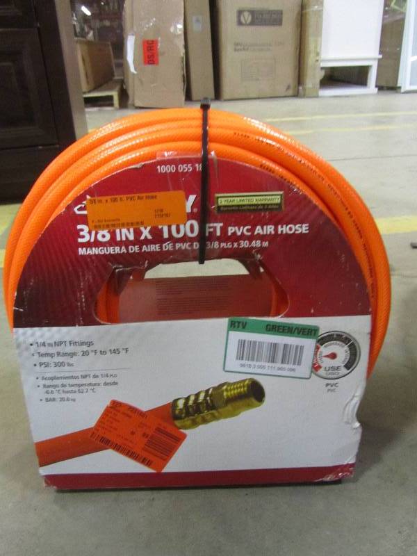 lot 44 image: Husky 38 in. x 100 ft. PVC Air Hose
