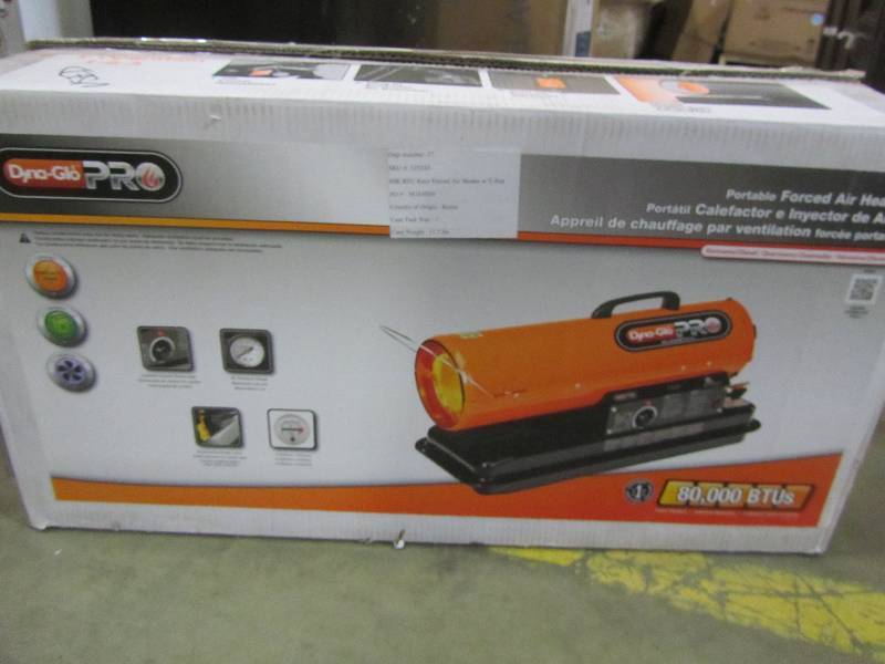 lot 49 image: Dyna-Glo Pro 80K BTU Forced Air Kerosene Portable Heater